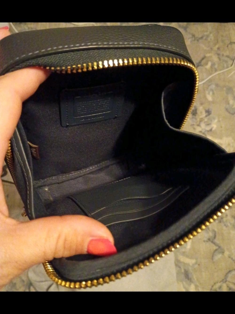 Coach Stanton Signature Chambray Crossbody - Blue - Picture 3 of 5